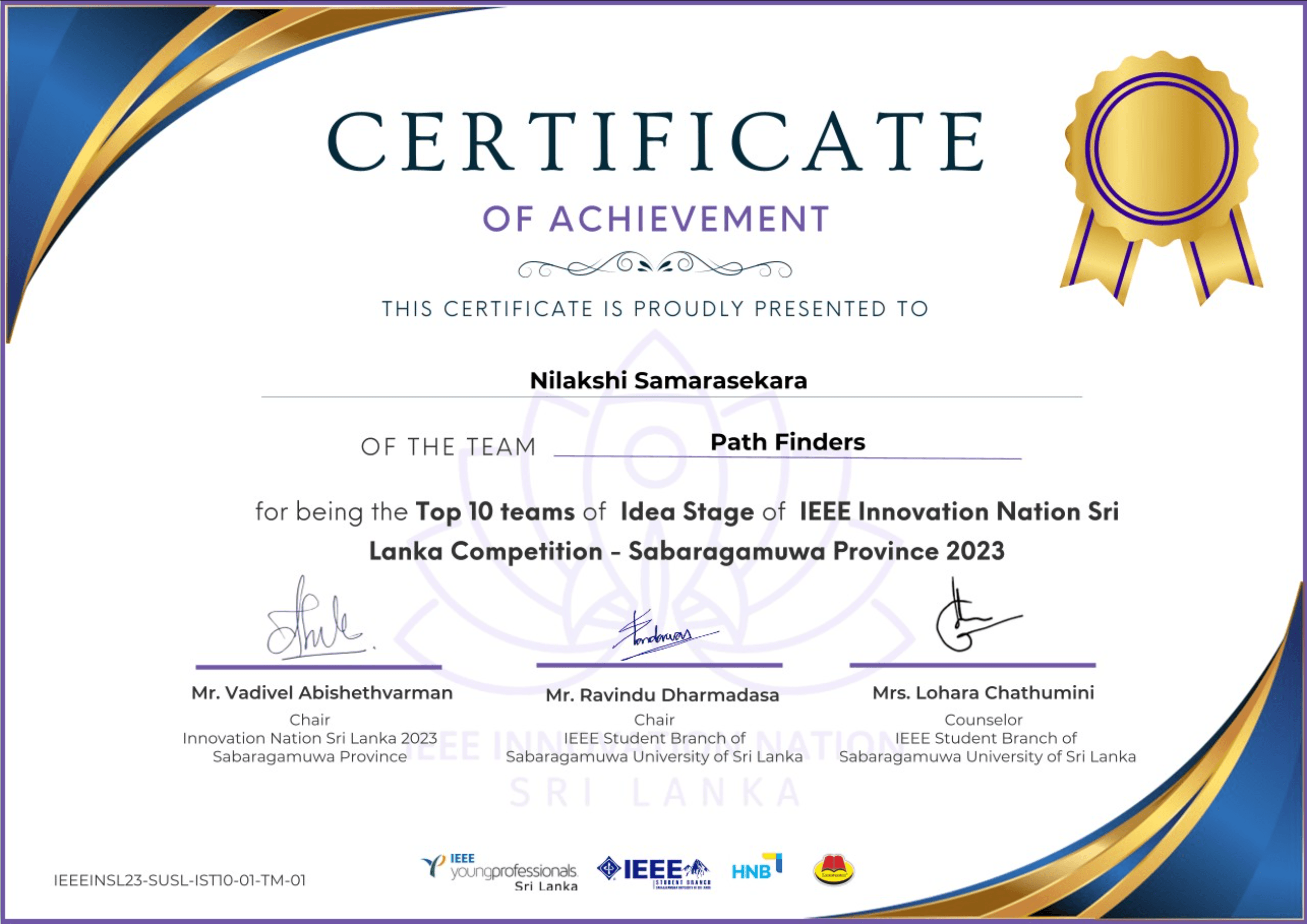 INSL Provincial Competition 2023